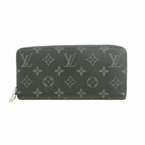 Louis Vuitton Monogram Eclipse Zippy Wallet Horizontal M11611 Black Men's Long